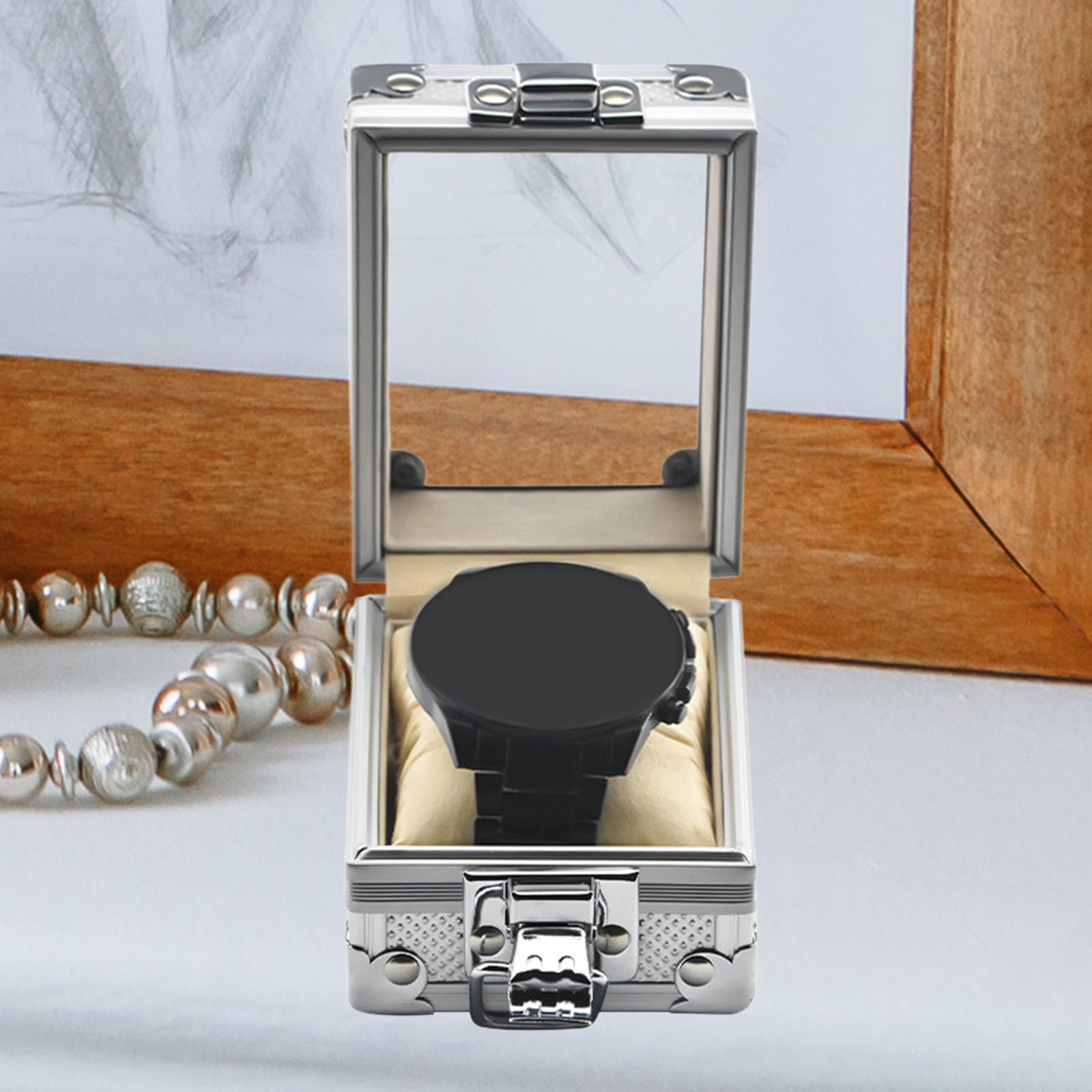 Jewelry Box Organizer Watches - กล่องเก็บนาฬิกา กล่องเก็บเครื่องประดับ สร้อยข้อมือ พร้อมหมอนผ้า