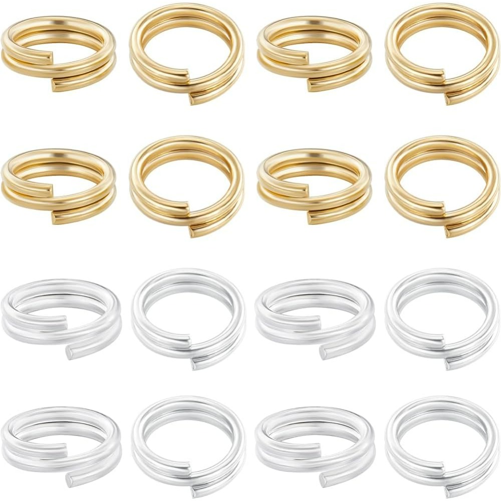 Gold Plated Ring - 1 กล่อง 80 ชิ้นแหวนกระโดดแยก 24 พันทองและ