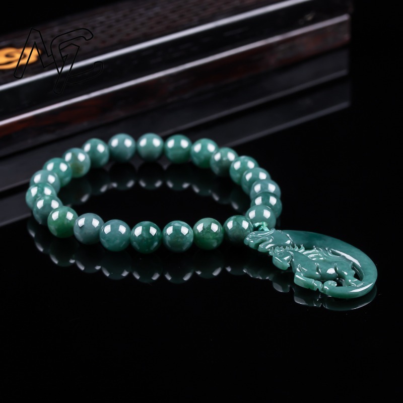 สร้อยข้อมือถักมือจากหยกธรรมชาต - Jewelry & Watches Spółka Z Ograniczoną Odpowiedzialnością Sp Z Oo บทวิจารณ์และราคา