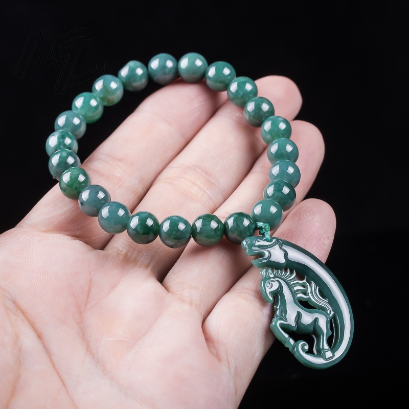 สร้อยข้อมือถักมือจากหยกธรรมชาต - Jewelry & Watches Spółka Z Ograniczoną Odpowiedzialnością Sp Z Oo บทวิจารณ์และราคา