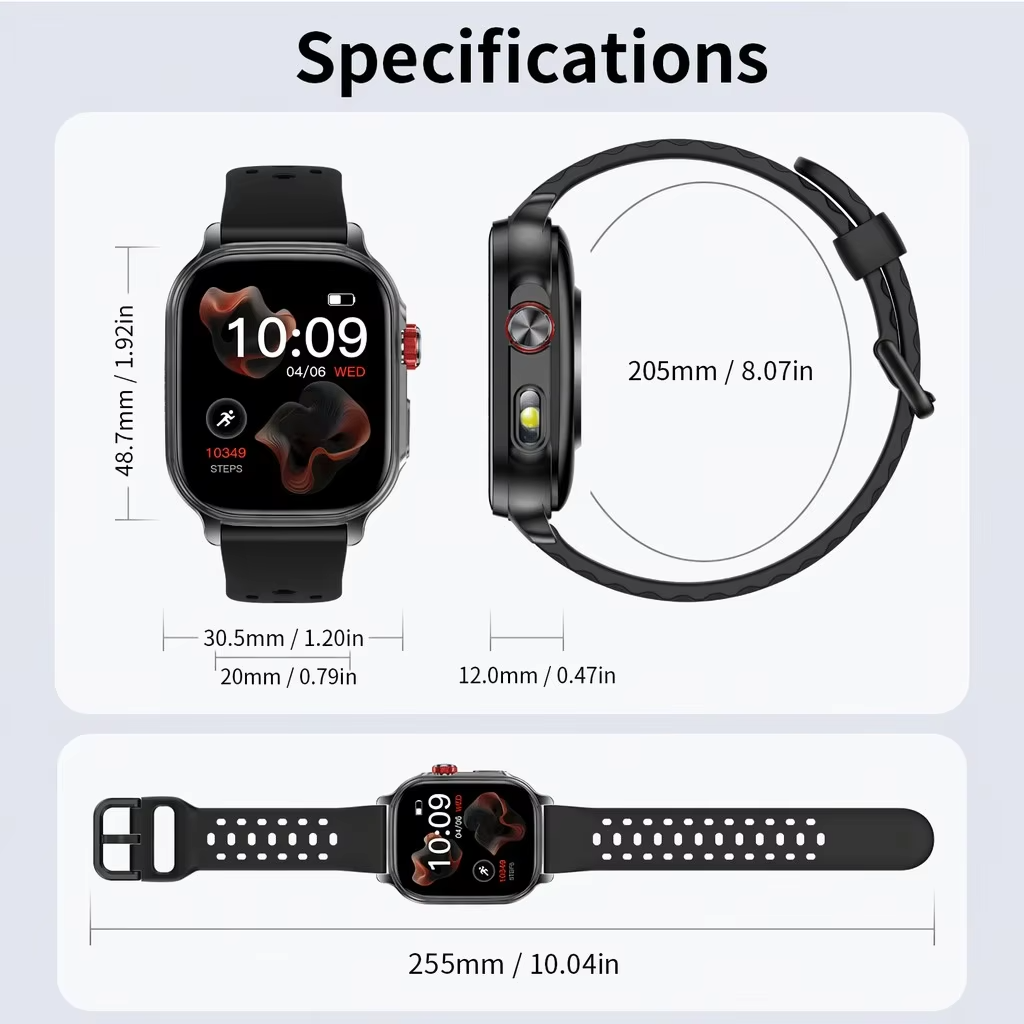 สมาร์ทวอทช์ 2026 หน้าจอ 2.01 น - Italian Jewelry Watches บทวิจารณ์และราคา