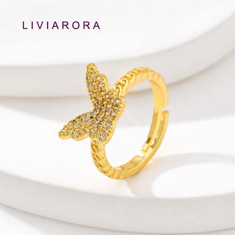 1/2/4 ชิ้น แหวนทองเหลืองชุบทอง - Gold Plated Ring บทวิจารณ์และราคา