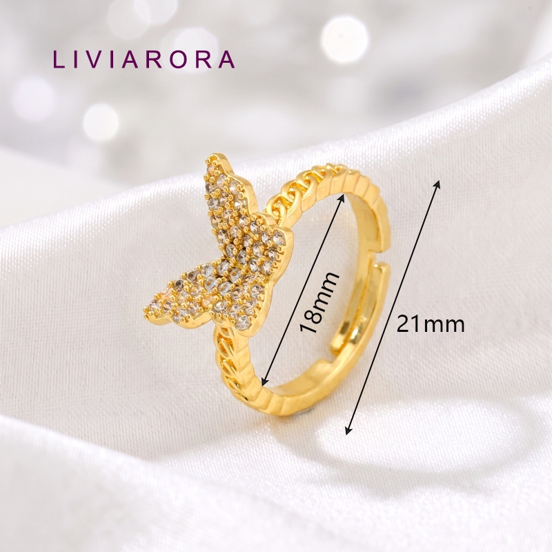 1/2/4 ชิ้น แหวนทองเหลืองชุบทอง - Gold Plated Ring บทวิจารณ์และราคา