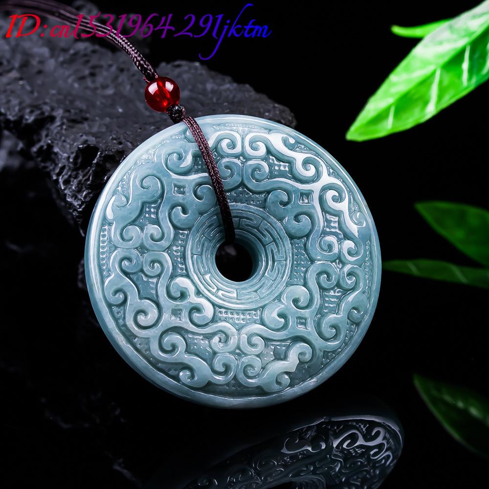 หยกพม่าธรรมชาติจี้ดอกไม้สร้อยค - Jewelry & Watches Spółka Z Ograniczoną Odpowiedzialnością Sp Z Oo บทวิจารณ์และราคา
