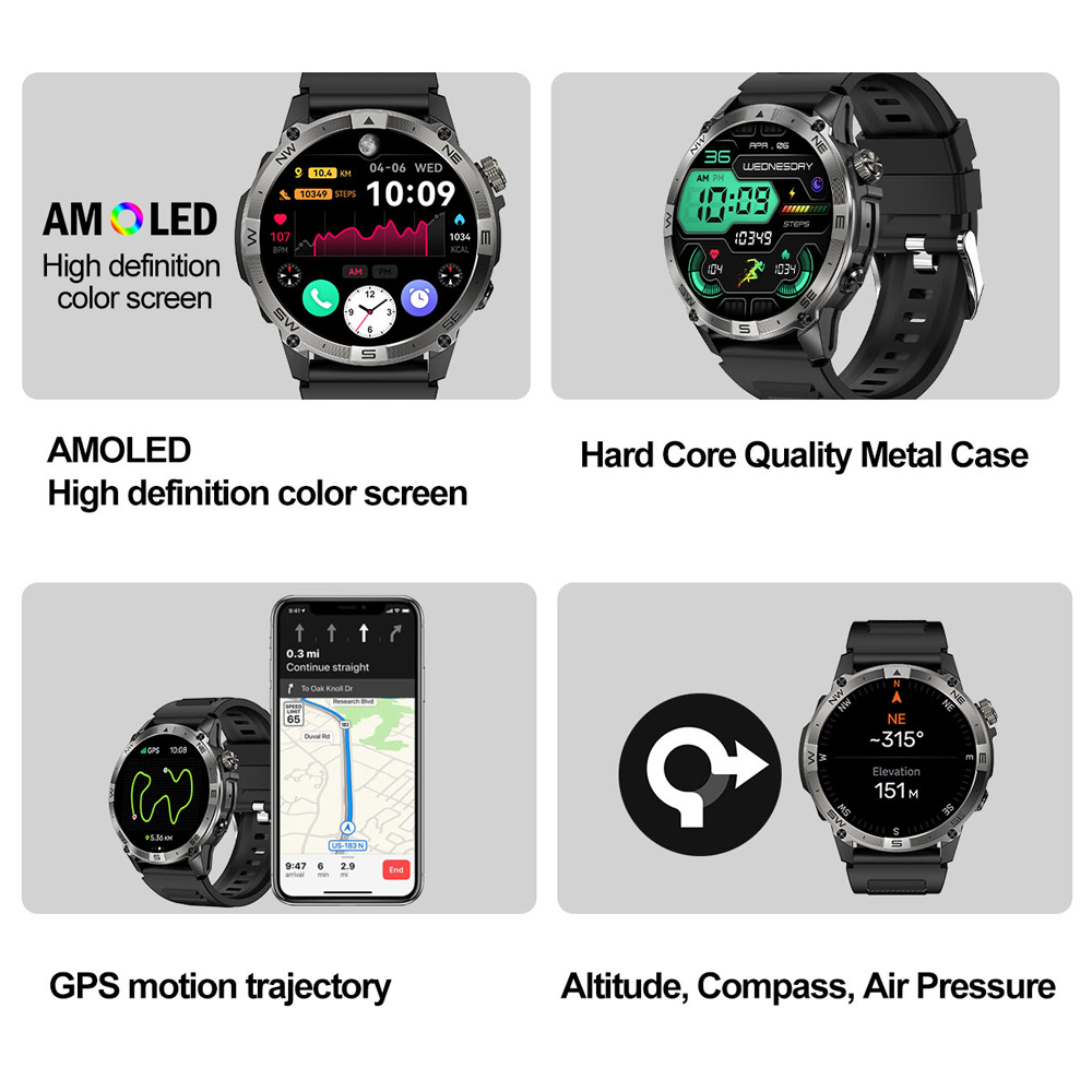 NORTH EDGE GPS กีฬาสมาร์ทนาฬิก - Italian Jewelry Watches บทวิจารณ์และราคา