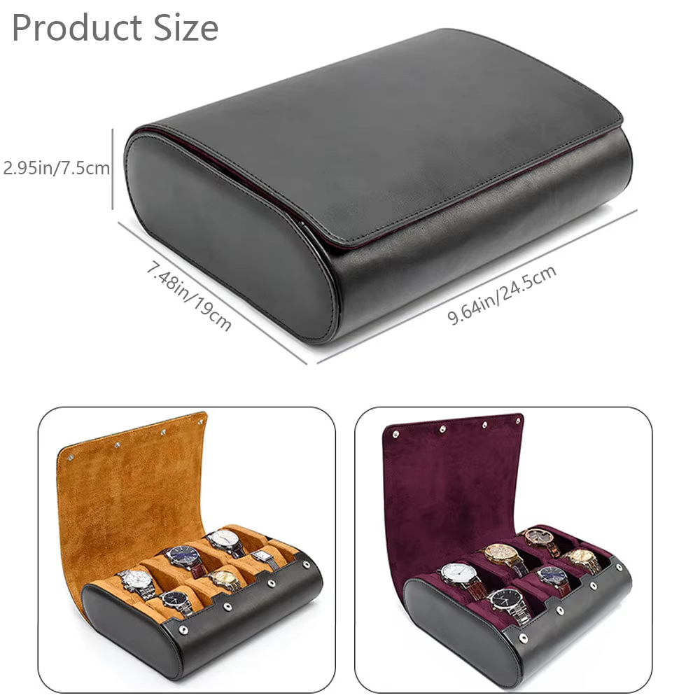 กล่องใส่นาฬิกาสำหรับเดินทาง สำ - Jewelry Box Organizer Watches บทวิจารณ์และราคา