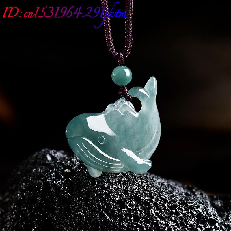 จี้สร้อยคอหยกพม่าแท้รูปปลาวาฬ  - Jewelry & Watches Spółka Z Ograniczoną Odpowiedzialnością Sp Z Oo บทวิจารณ์และราคา