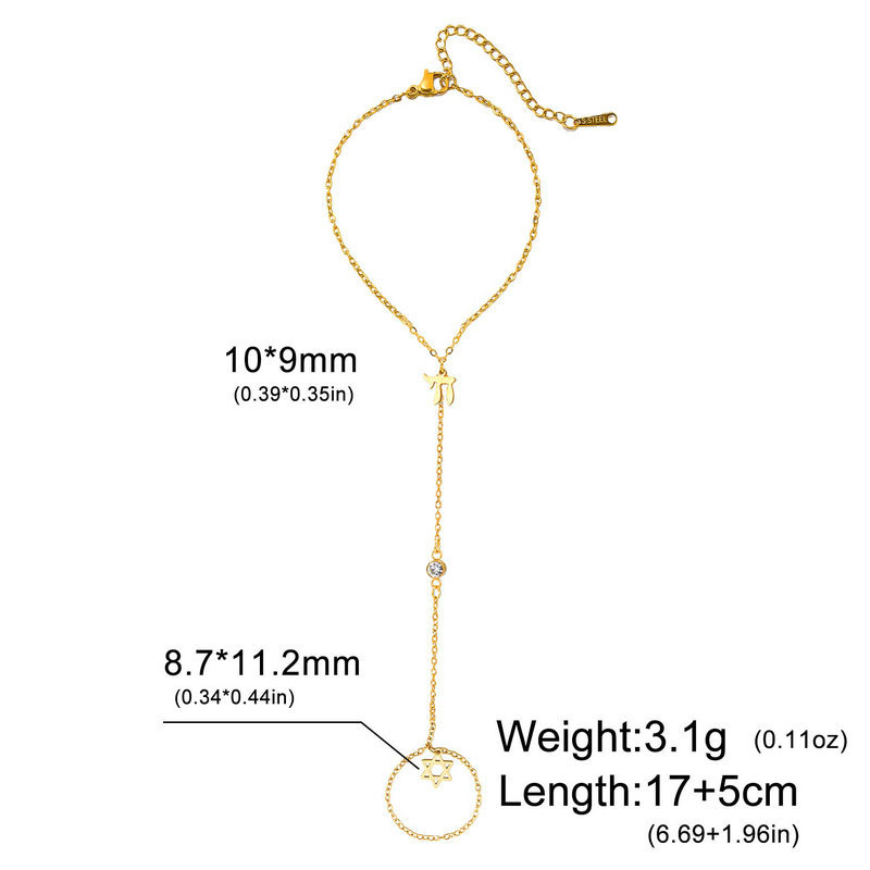 กำไลข้อมือรูปดาวหกแฉกของชาวยิว - Jewelry & Watches Spółka Z Ograniczoną Odpowiedzialnością Sp Z Oo บทวิจารณ์และราคา