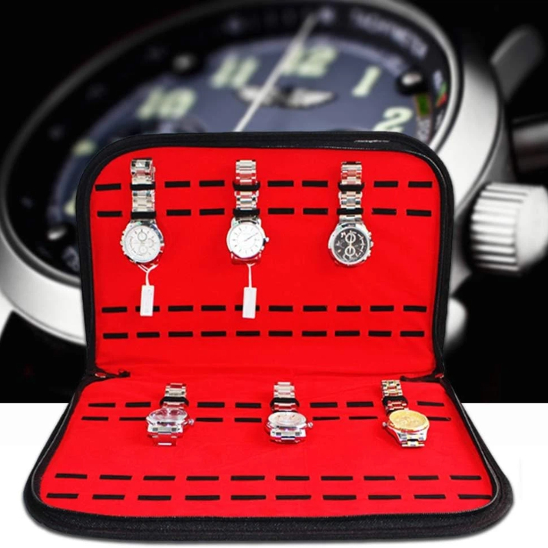 กระเป๋าเก็บนาฬิกา 20 ช่อง กระเ - Jewelry Box Organizer Watches บทวิจารณ์และราคา