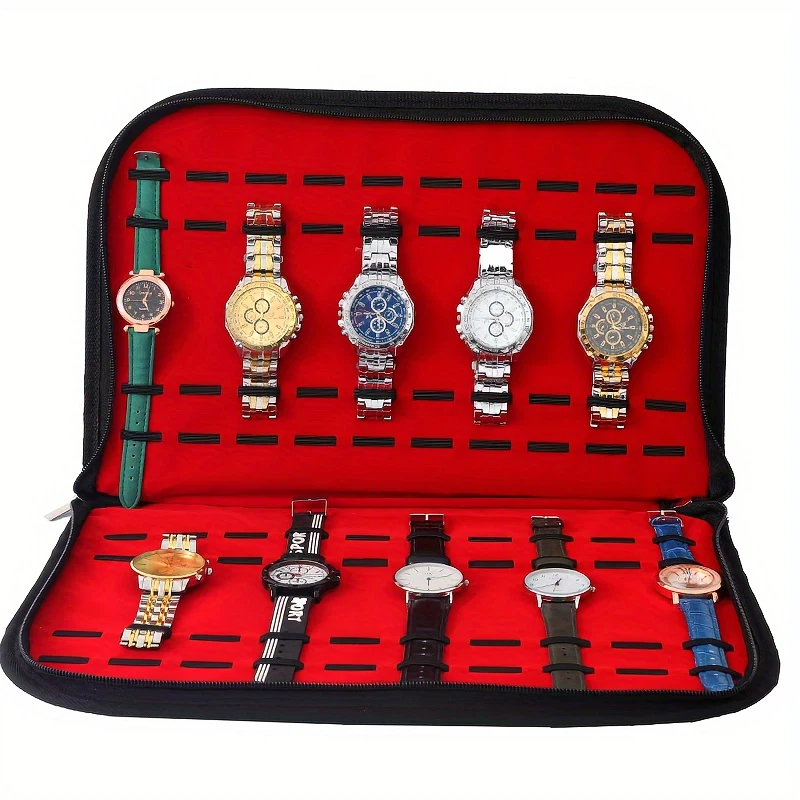 กระเป๋าเก็บนาฬิกา 20 ช่อง กระเ - Jewelry Box Organizer Watches บทวิจารณ์และราคา