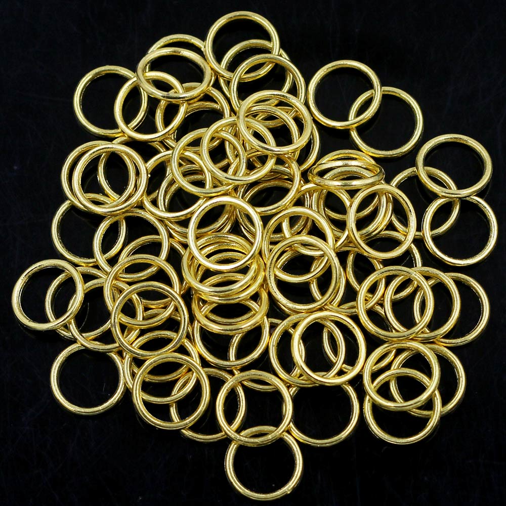 500 ชิ้น ห่วงเปิดโลหะผสมชุบทอง - Gold Plated Ring บทวิจารณ์และราคา