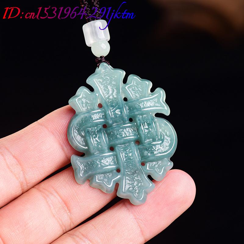 จี้สร้อยคอหยกพม่าแท้พร้อมปมจีน - Jewelry & Watches Spółka Z Ograniczoną Odpowiedzialnością Sp Z Oo บทวิจารณ์และราคา